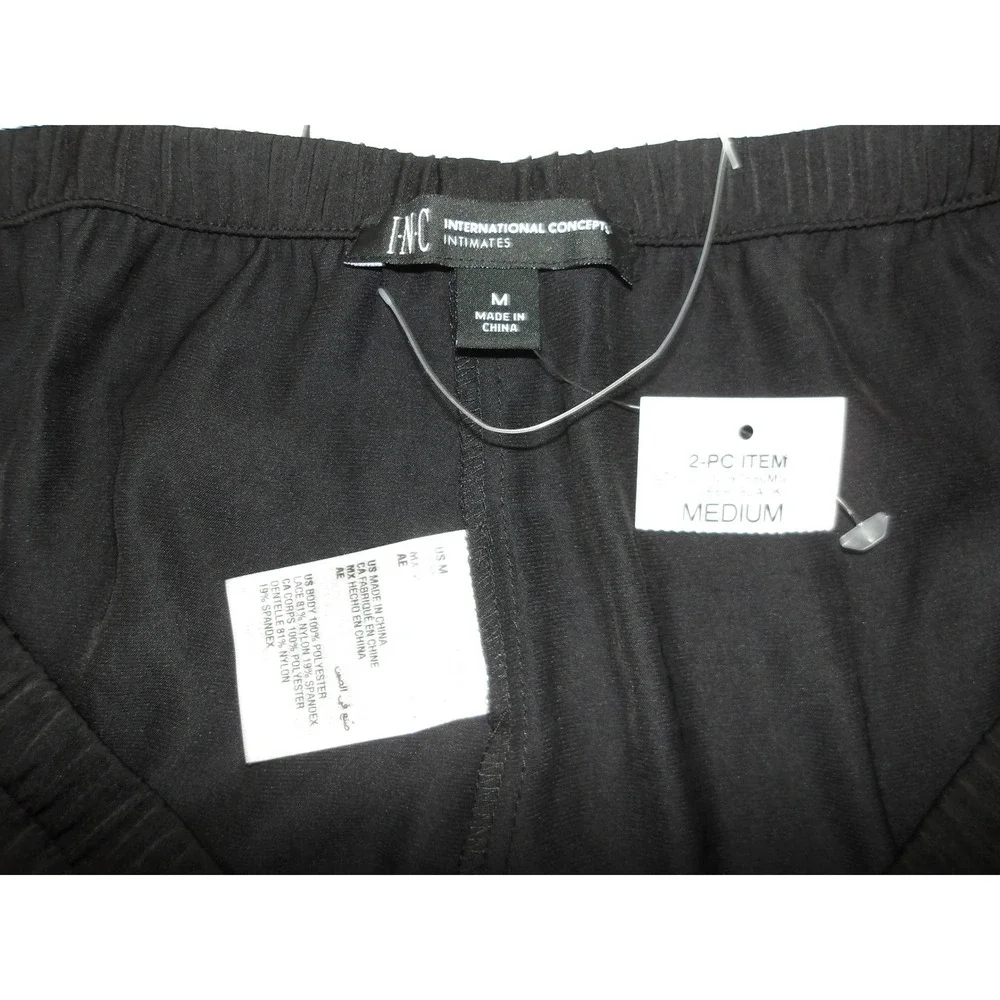 INC International Concepts Intimates, Black‎ Lounge Pants Medium /#9174